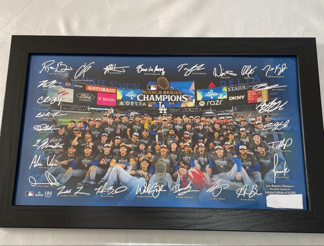 MLB ドジャース ワールドシリーズ 優勝記念 シグネチャーセレブレーション