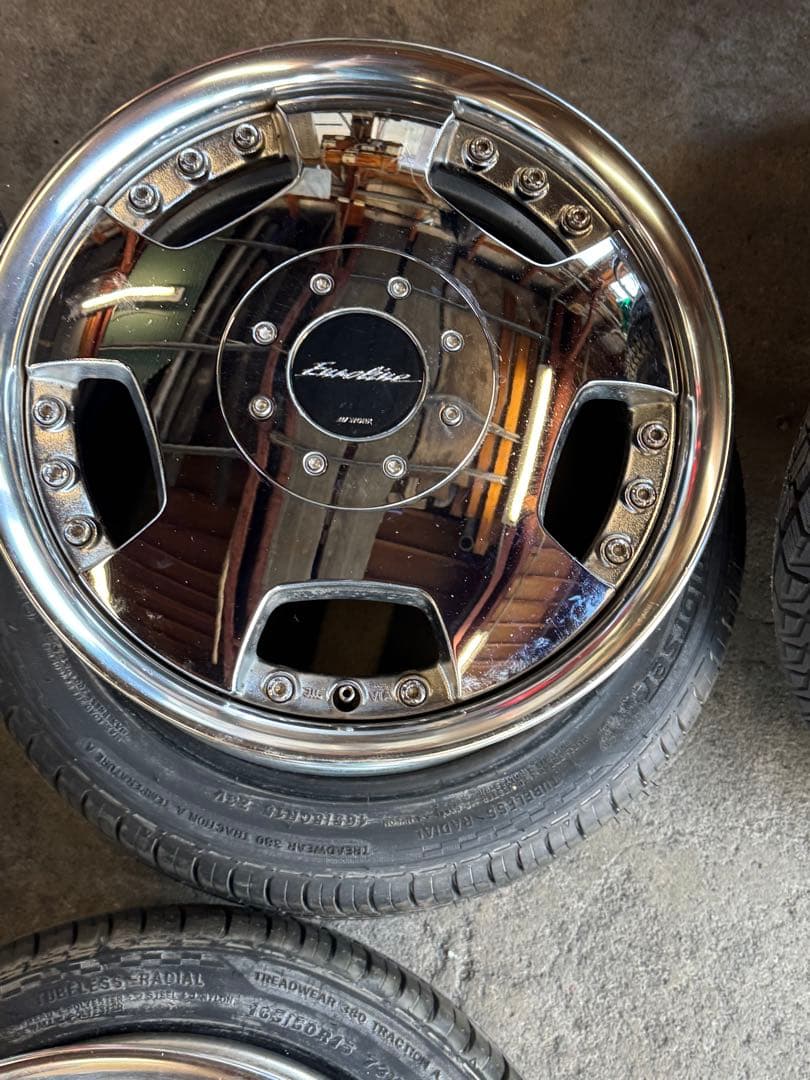 ワーク ユーロライン ディッシュ 15インチ 4本セット 値下げ可能