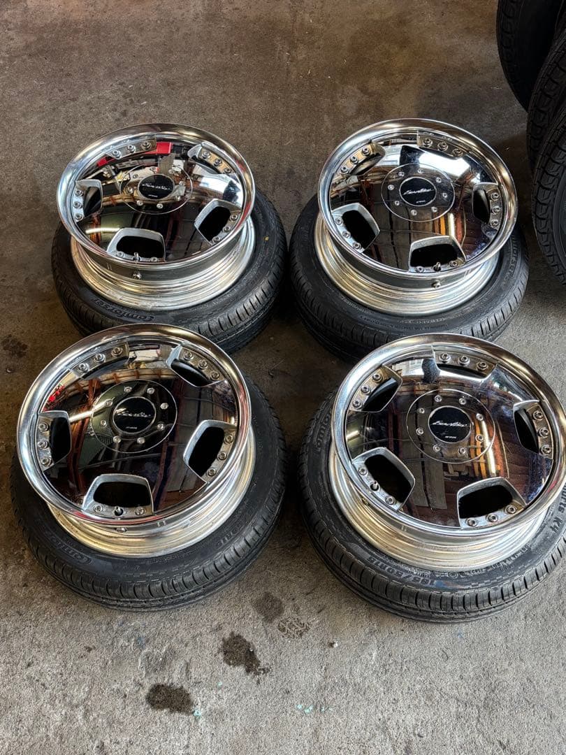 ワーク ユーロライン ディッシュ 15インチ 4本セット 値下げ可能