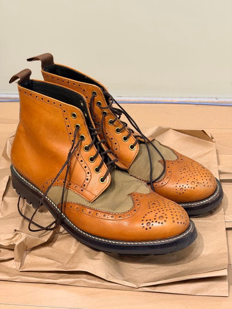 グレンソン×バブアーコラボブーツ