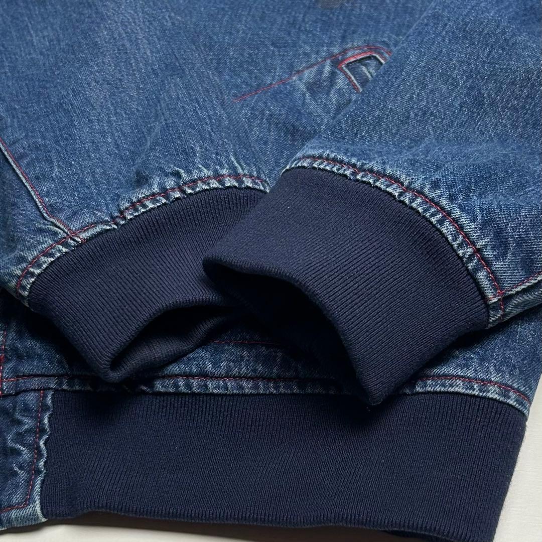 【希少】PAPAS(パパス)インディゴデニムボンバージャケット/ブルゾン/M