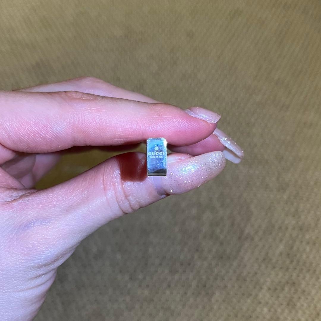 【週末セール】GUCCI ノットディテール GG ネクタイピン　シルバー