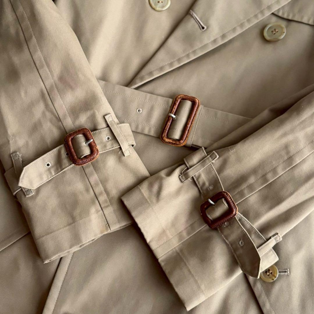 人気◆バーバリー ベルト ライナー付き トレンチコート ベージュ M