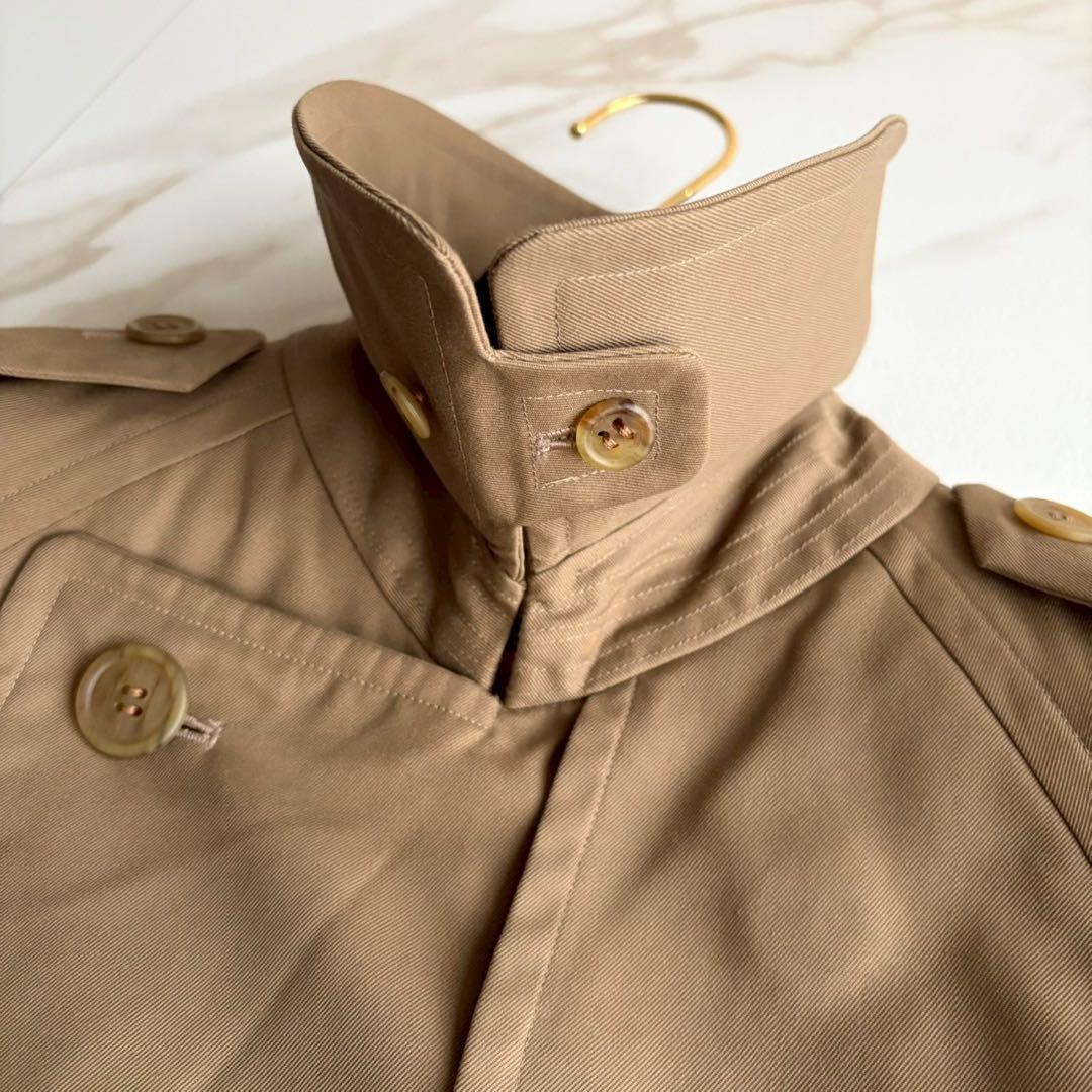 人気◆バーバリー ベルト ライナー付き トレンチコート ベージュ M