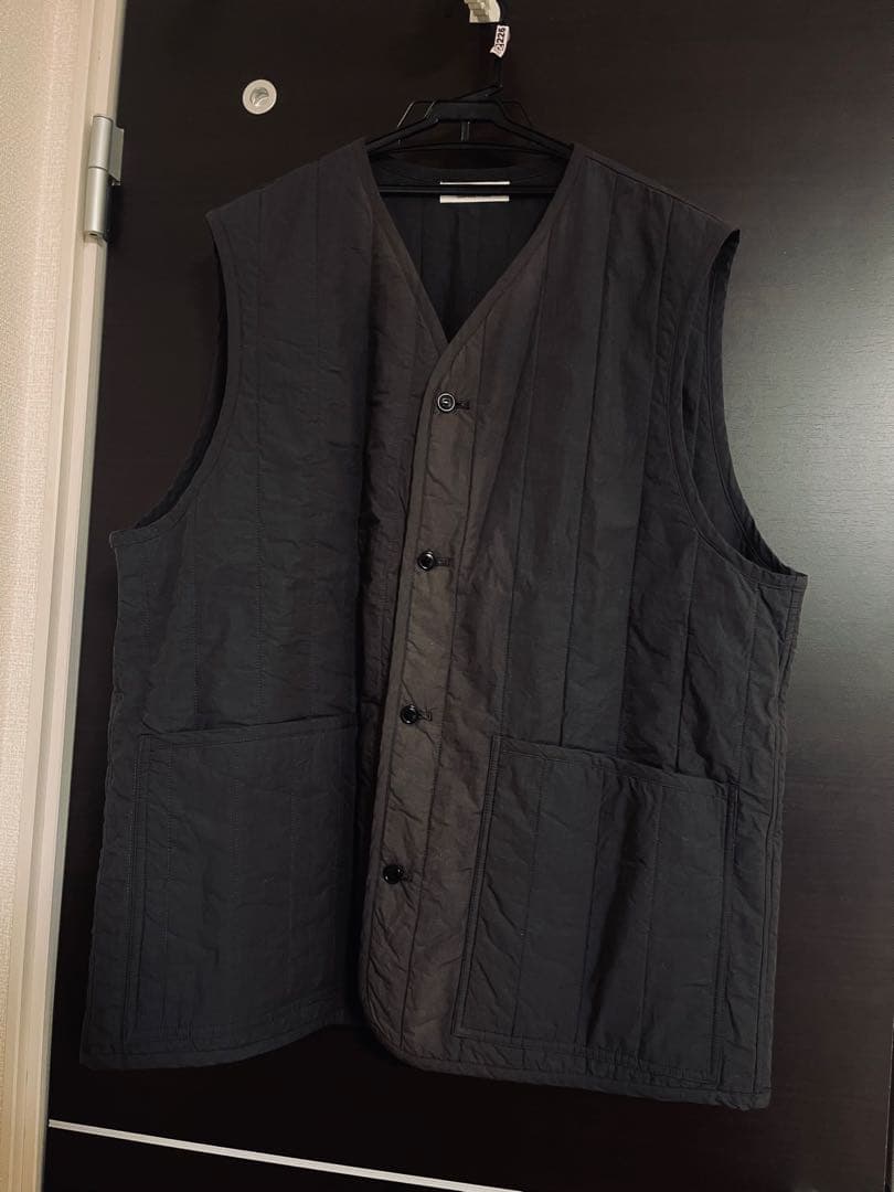 confect ウール中綿キルティングオーバーベスト