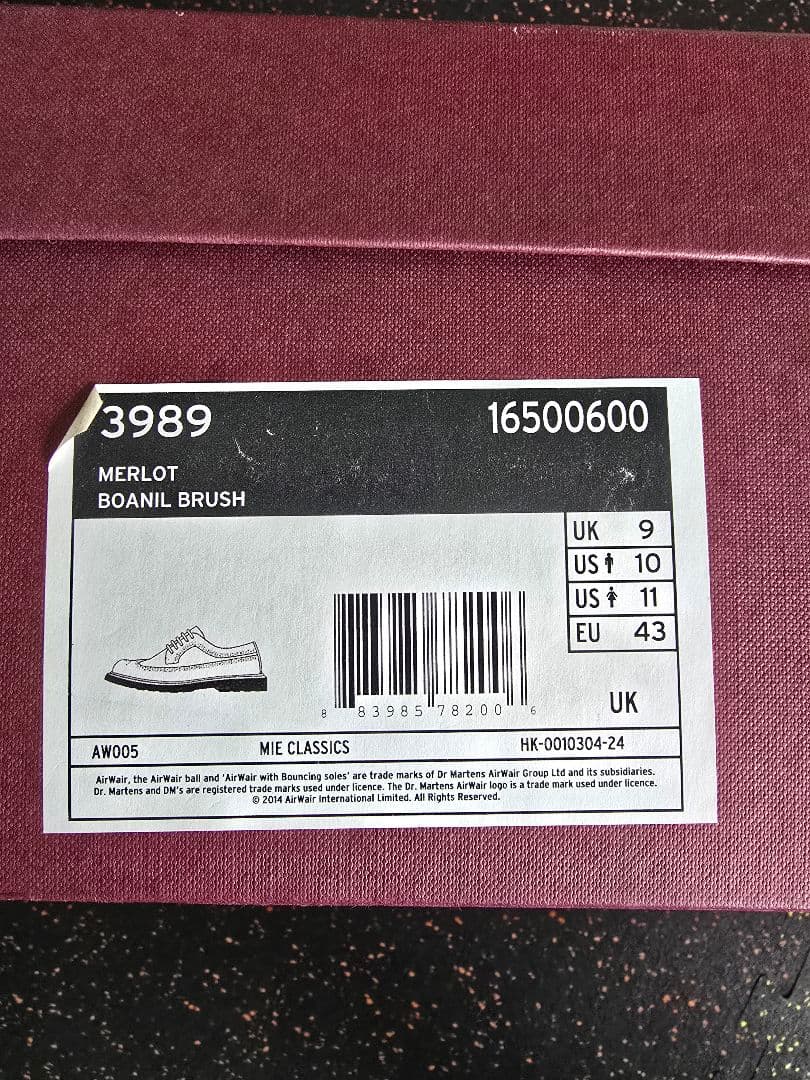 Dr. Martens /ドクターマーチン 3989 イングランド 製