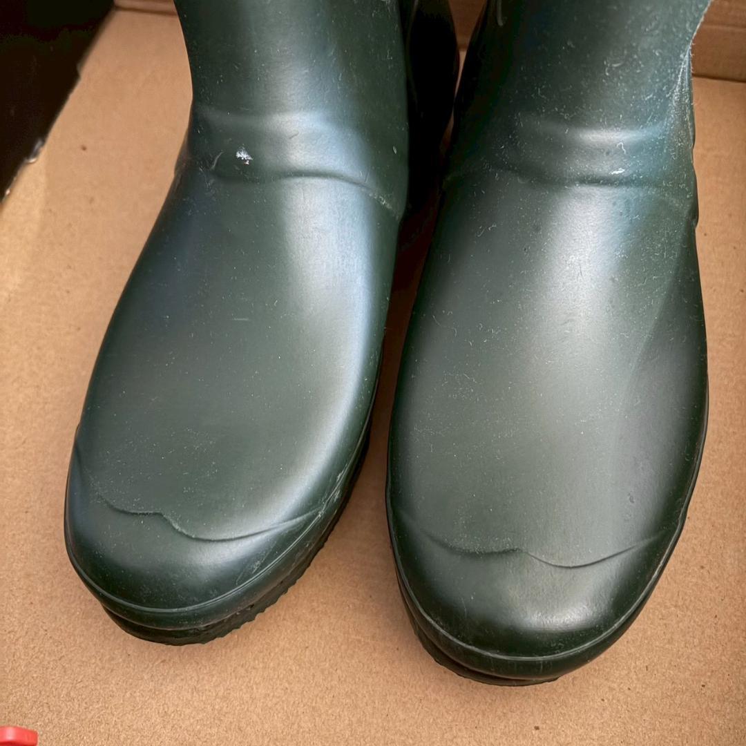 1回着用　HUNTER　長靴　レインブーツ　ハンター　uk7　40　41　美品
