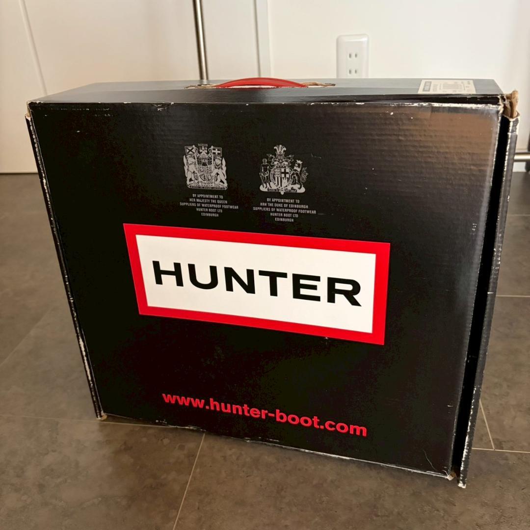 1回着用　HUNTER　長靴　レインブーツ　ハンター　uk7　40　41　美品