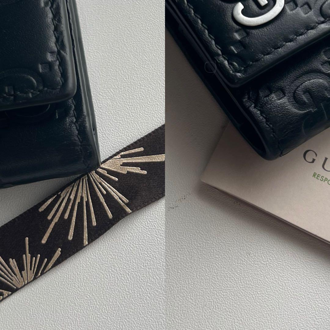 389 極上美品 GUCCI グッチ シマ キーケース