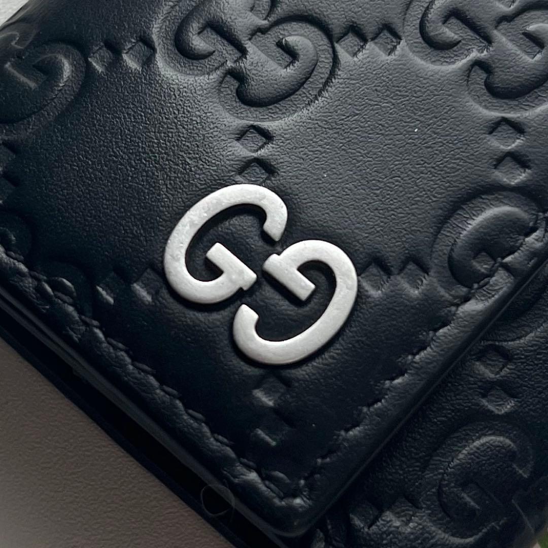 389 極上美品 GUCCI グッチ シマ キーケース