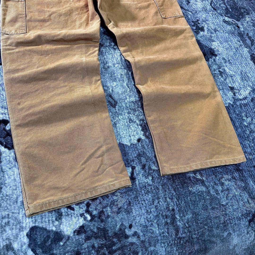 コメ欄セール！ビックシルエット 状態◎ ブラウンワークパンツ極太W40