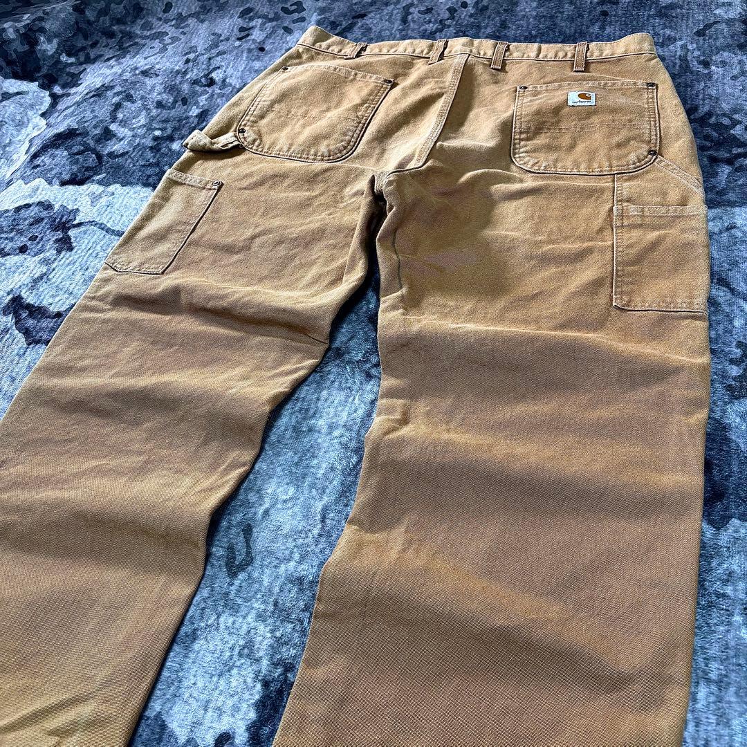 コメ欄セール！ビックシルエット 状態◎ ブラウンワークパンツ極太W40