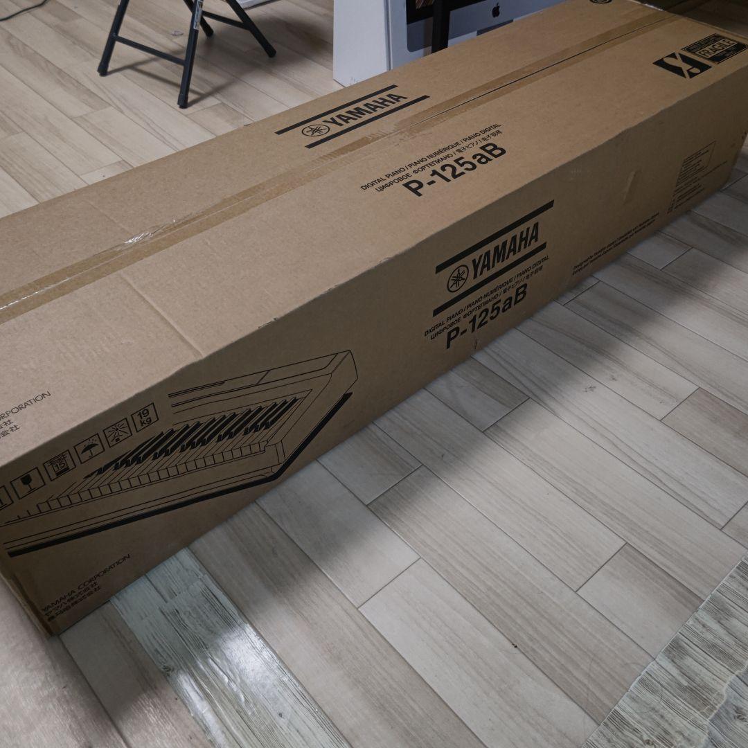 【新品】ヤマハ　YAMAHA　電子ピアノ P-125aB　ブラック