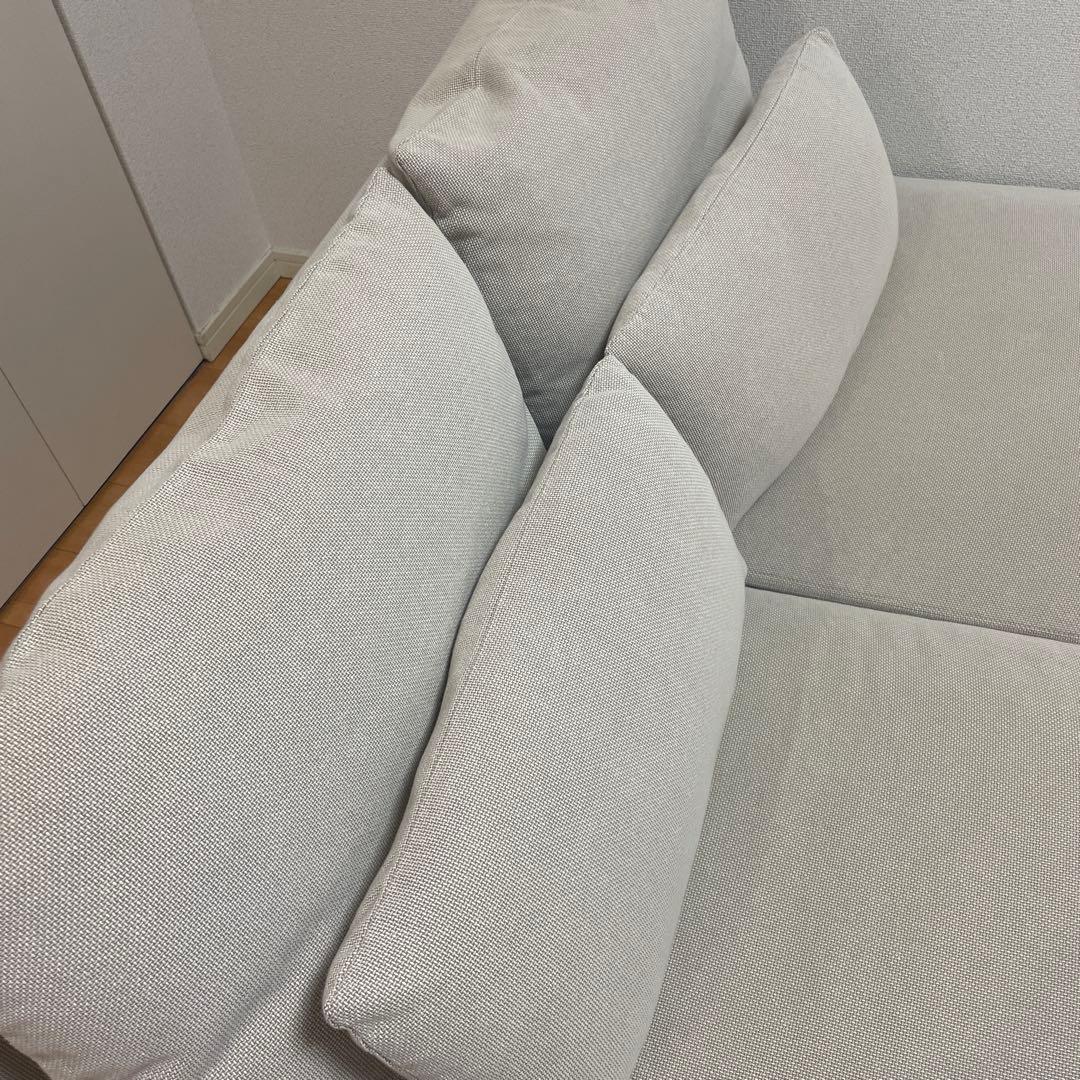 IKEA ソーデルハムン コンパクト3人がけソファフリードトゥナ ライトベージュ