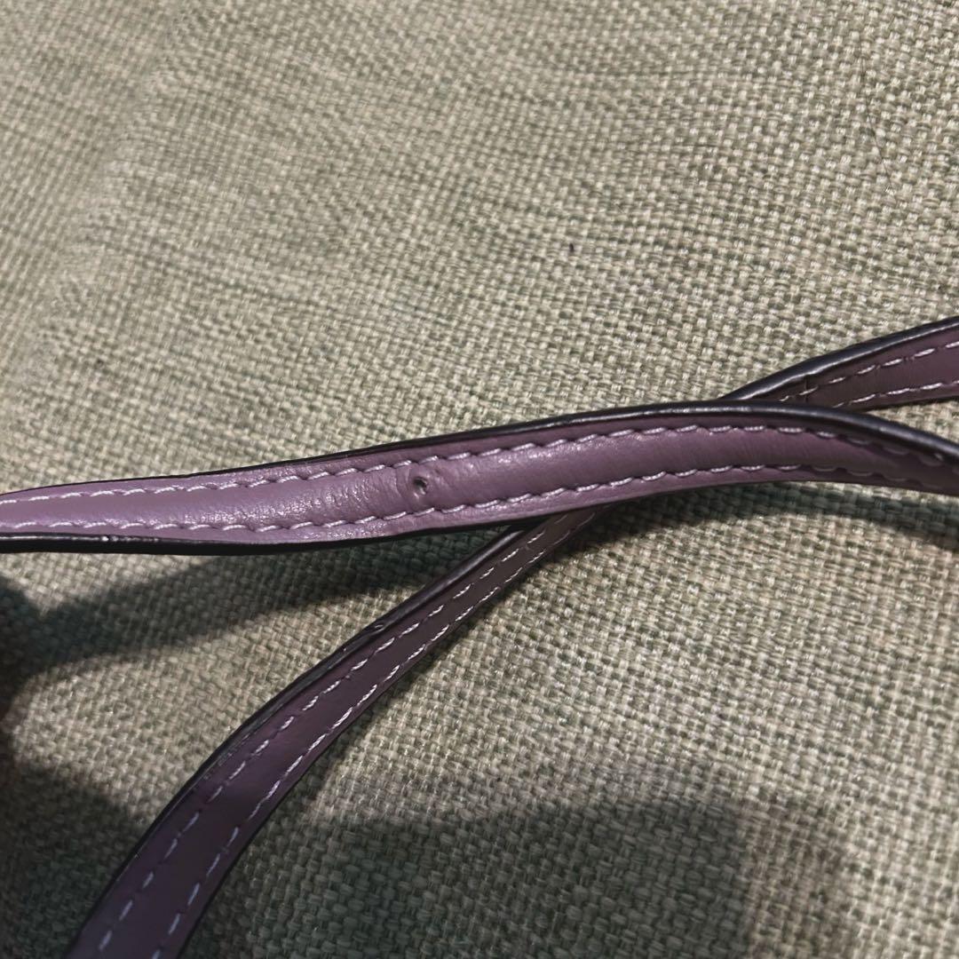 未使用　COACH コーチ　ショルダーバッグ　スマホショルダー　ミニバッグ　本革