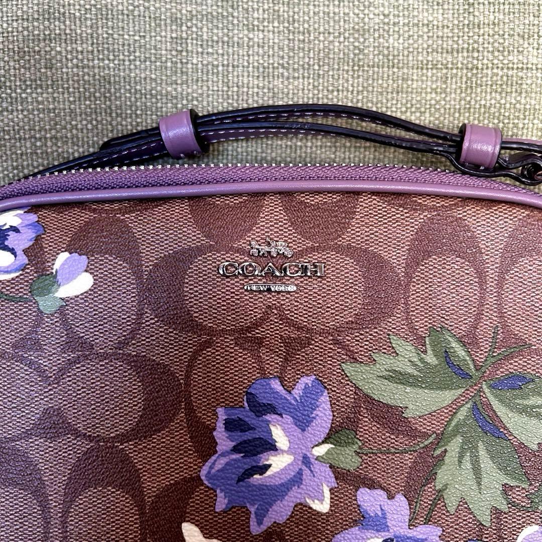 未使用　COACH コーチ　ショルダーバッグ　スマホショルダー　ミニバッグ　本革