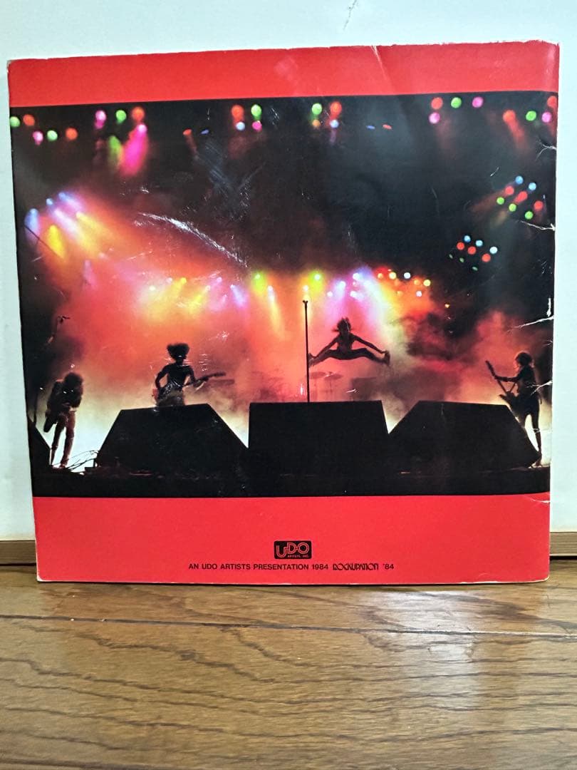 【極希少】デフ・レパード 1984年来日公演パンフ／炎のターゲット・ツアー