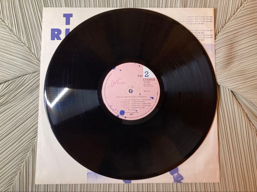 山下達郎「 RIDE ON TIME」超希少プロモ見本盤/全面帯付き