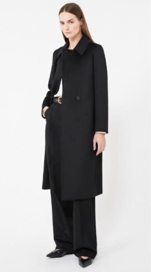 ★美品★マックスマーラ MaxMara Studio ブラック コート★