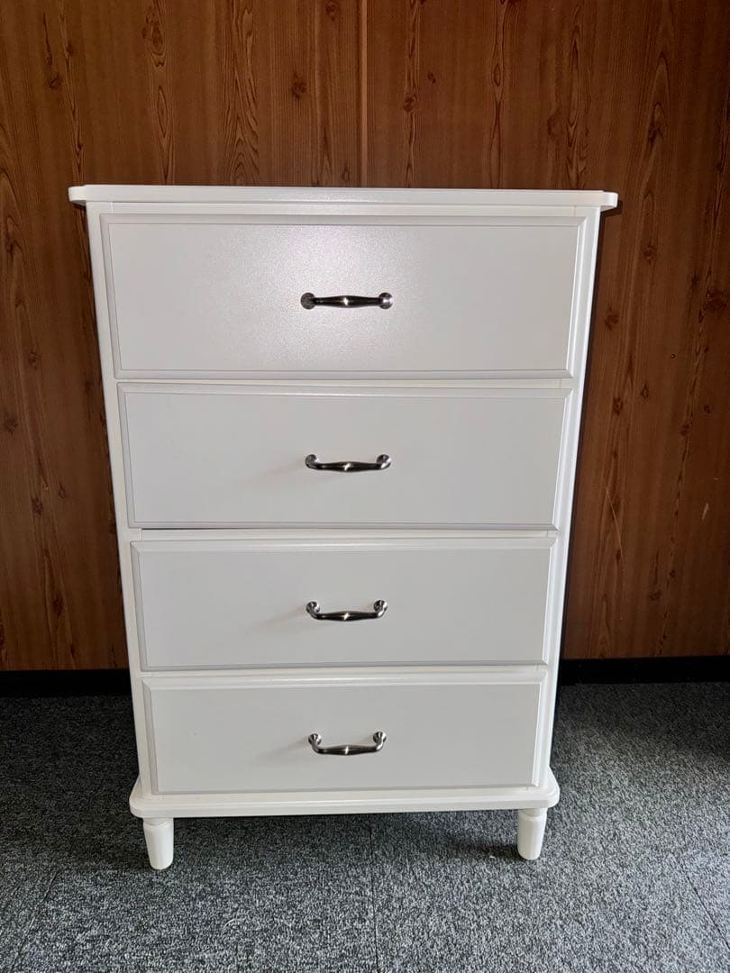 【ねこ】IKEA イケア ティッセダール 白 チェスト