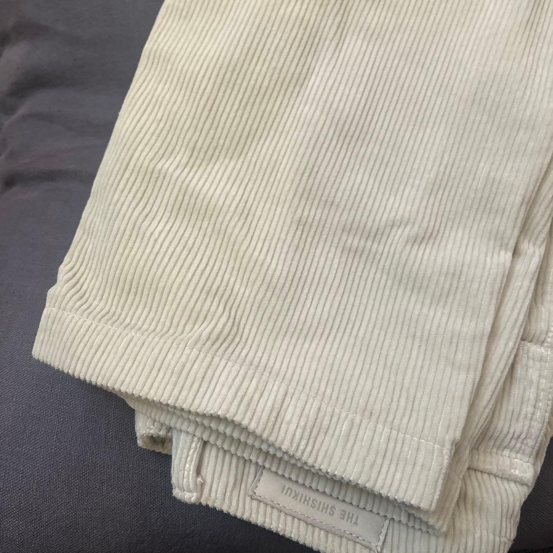 新品未使用　shishikui corduroy baker cream