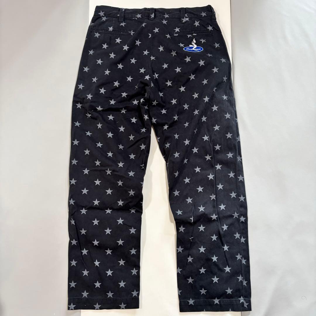 g*l様 supreme チノパン　ブラック　星　スター　ピンナップ　ガール　ワ