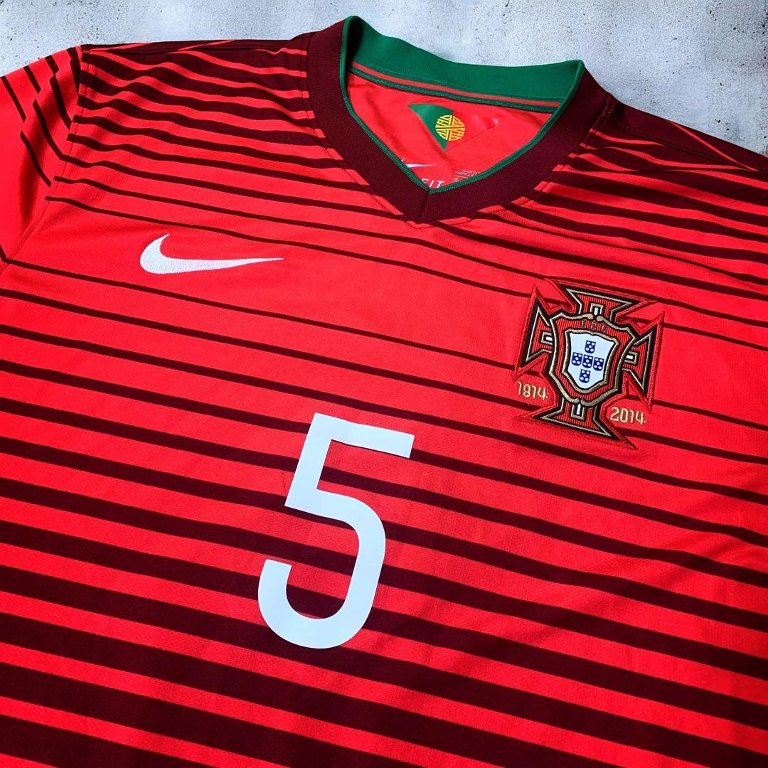 【極美品・希少】2014 ポルトガル代表 #5 ファビオ・コエントラン ホーム
