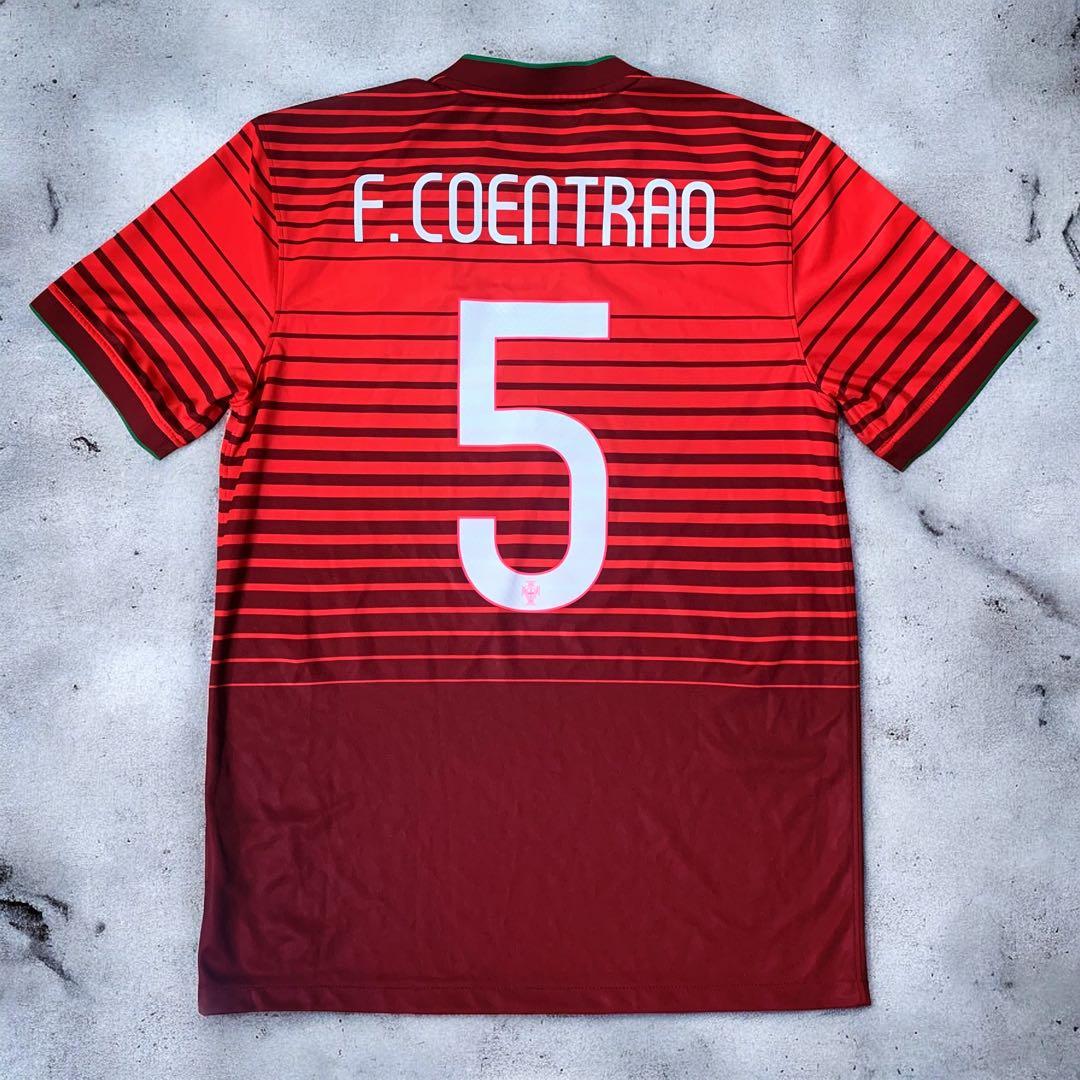 【極美品・希少】2014 ポルトガル代表 #5 ファビオ・コエントラン ホーム