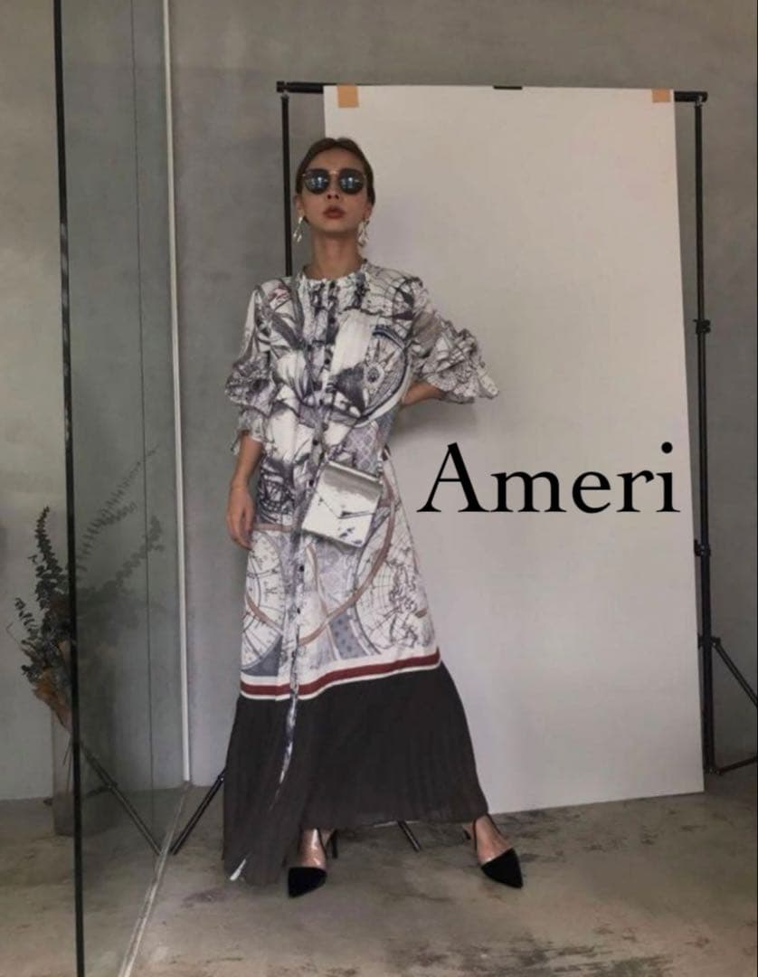 ワンピース Ameri UNDRESSED CRUISE SCARF DRESS