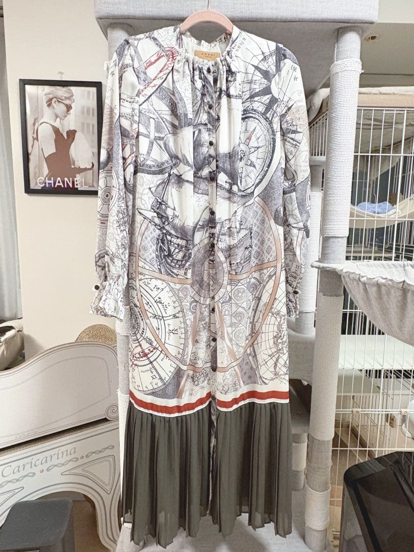 ワンピース Ameri UNDRESSED CRUISE SCARF DRESS