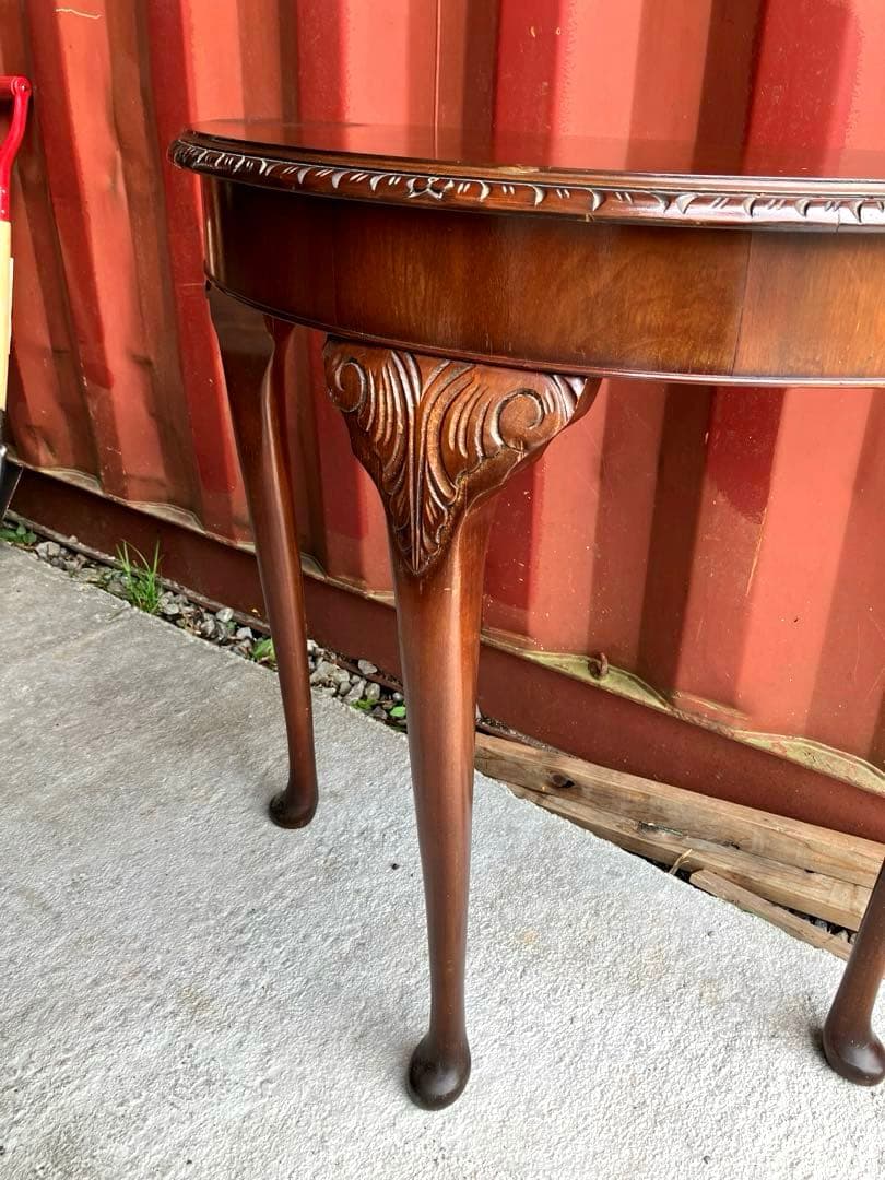 ヴィンテージ　英国製　マホガニー材　コンソール