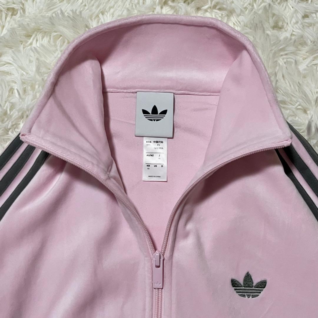 極美品 アディダスxSNIDEL ファイヤーバード トラックトップ XS ピンク