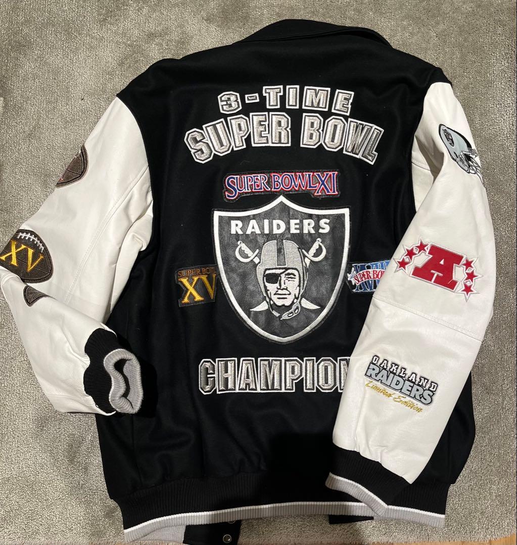 【希少】RAIDERS ボンバージャケット NFL公式