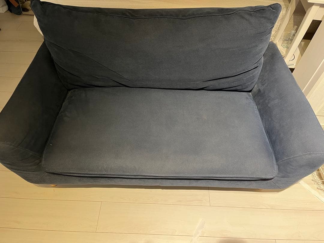 ニトリ コンパクトソファ ネイビー