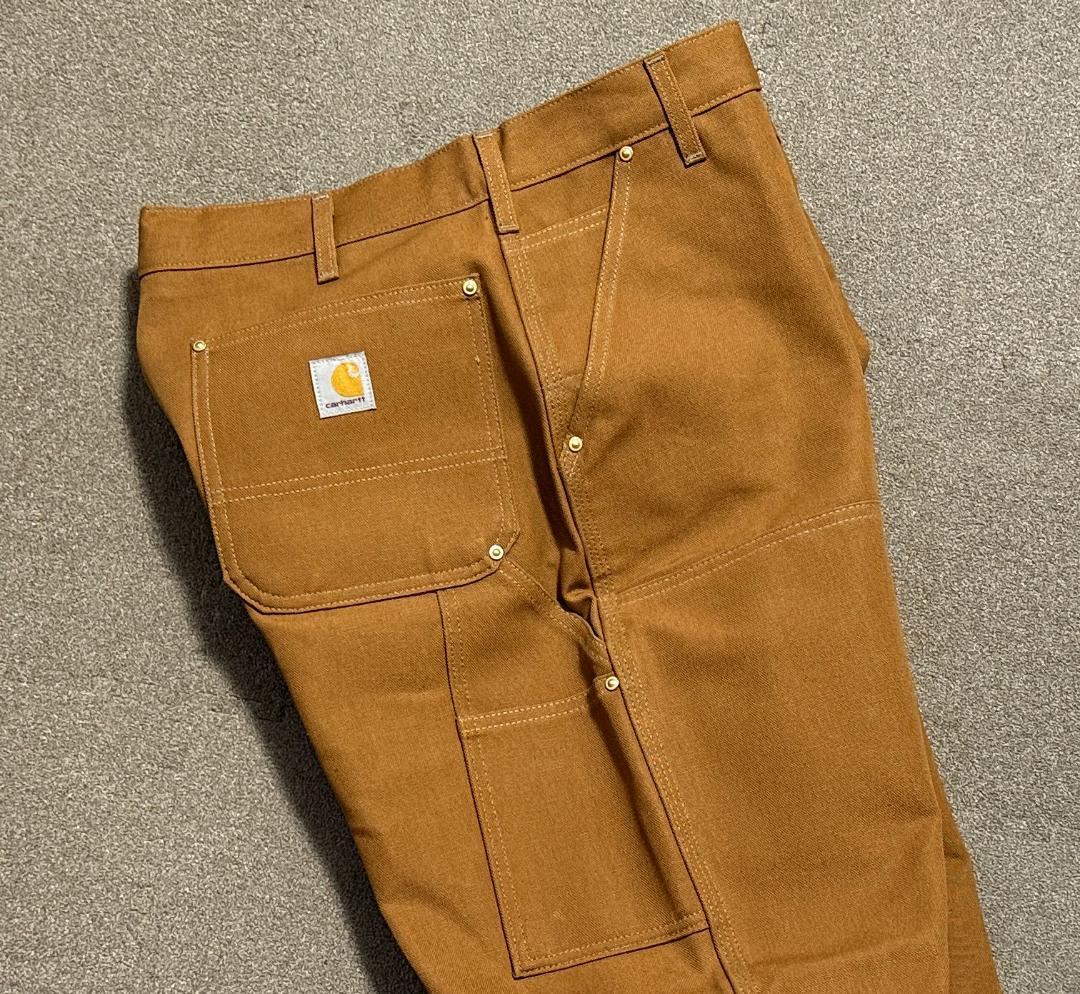 新品 カーハート 米国製 B01フィルムダック ダブルニー パンツ W36L30