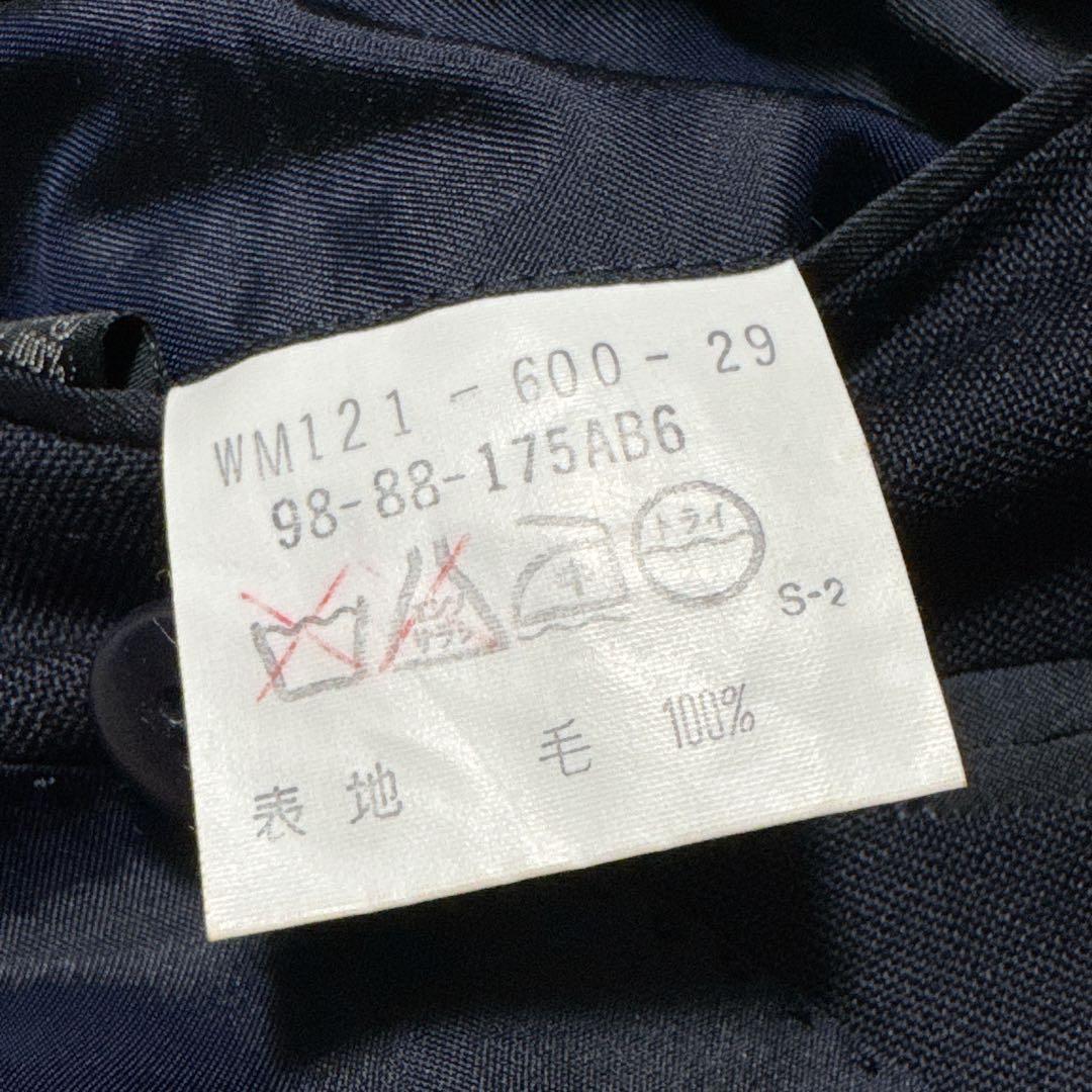 《希少》BURBERRYS 紺ブレ 金ボタン AB6 XL相当 モヘア混