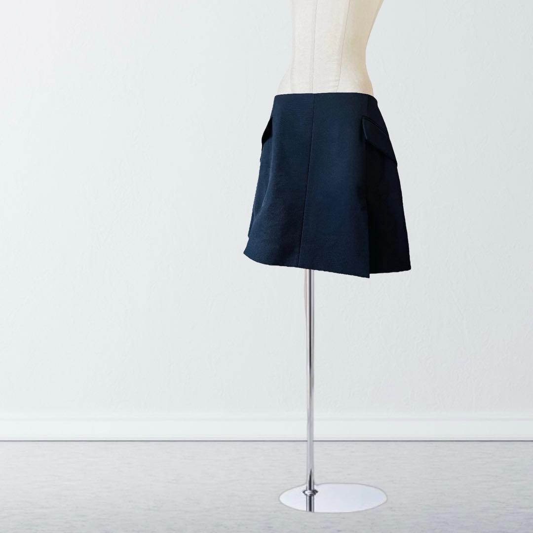新品15万！MERYLL ROGGE 金ボタン テーラード スカート 紺 42