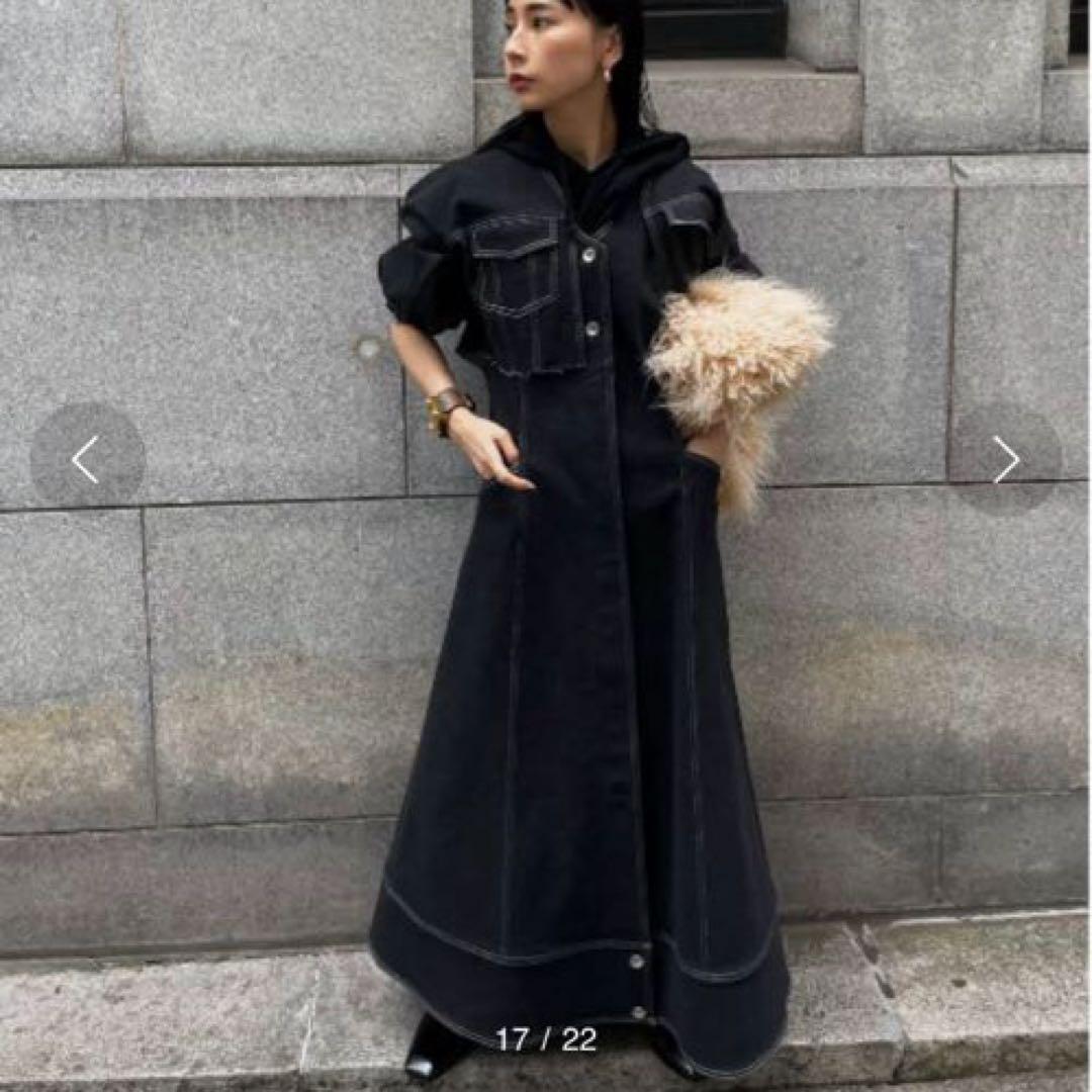 アメリ✳︎UND 3WAY DENIM DRESS デニム　ジャケット　ワンピース