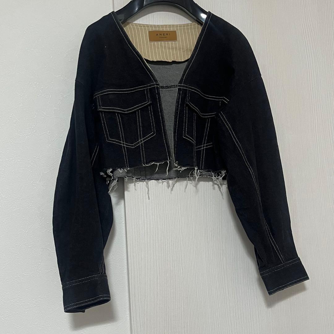 アメリ✳︎UND 3WAY DENIM DRESS デニム　ジャケット　ワンピース