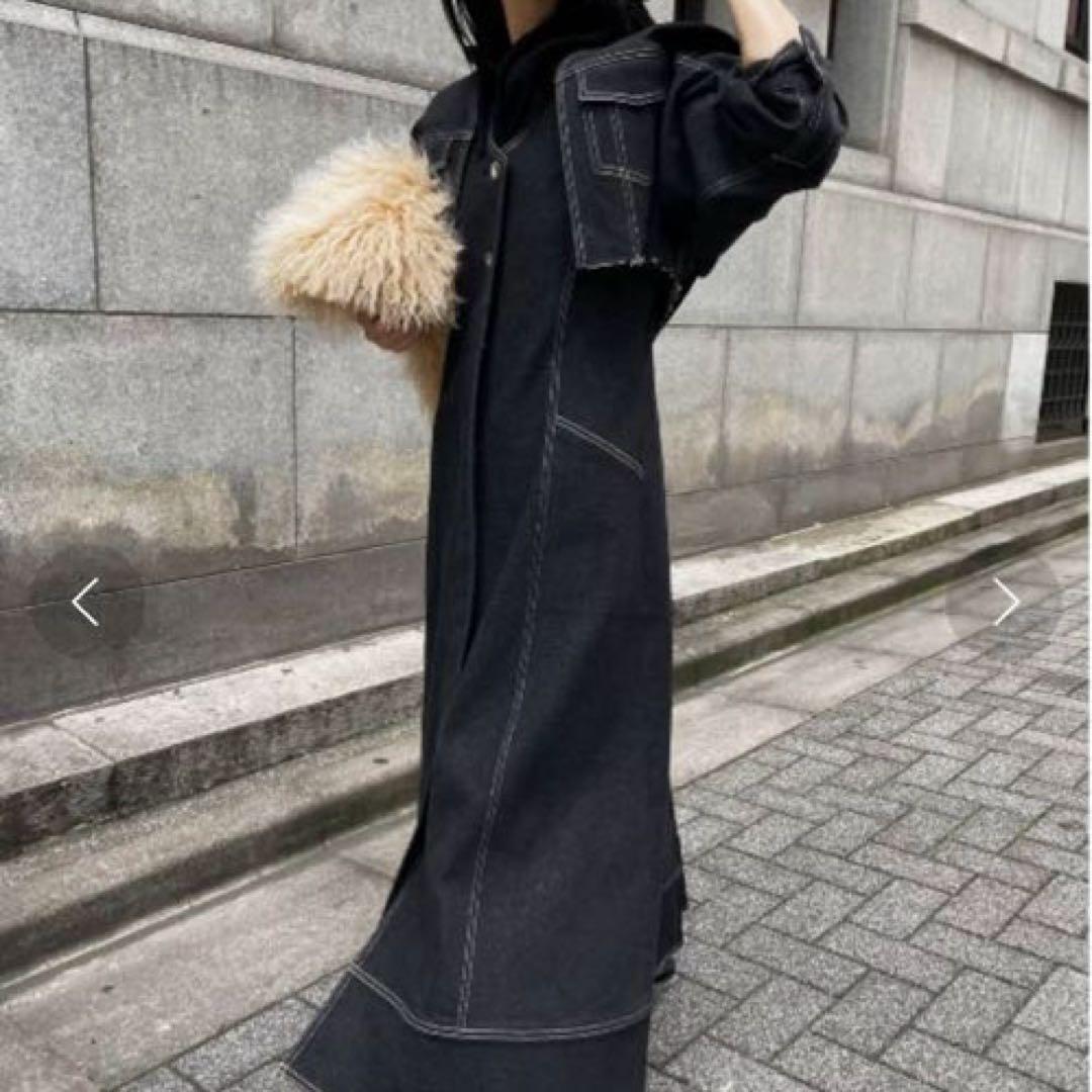 アメリ✳︎UND 3WAY DENIM DRESS デニム　ジャケット　ワンピース