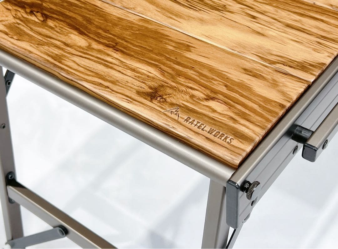 ラーテルワークスウッドパネルテーブル(アッシュグレイ)