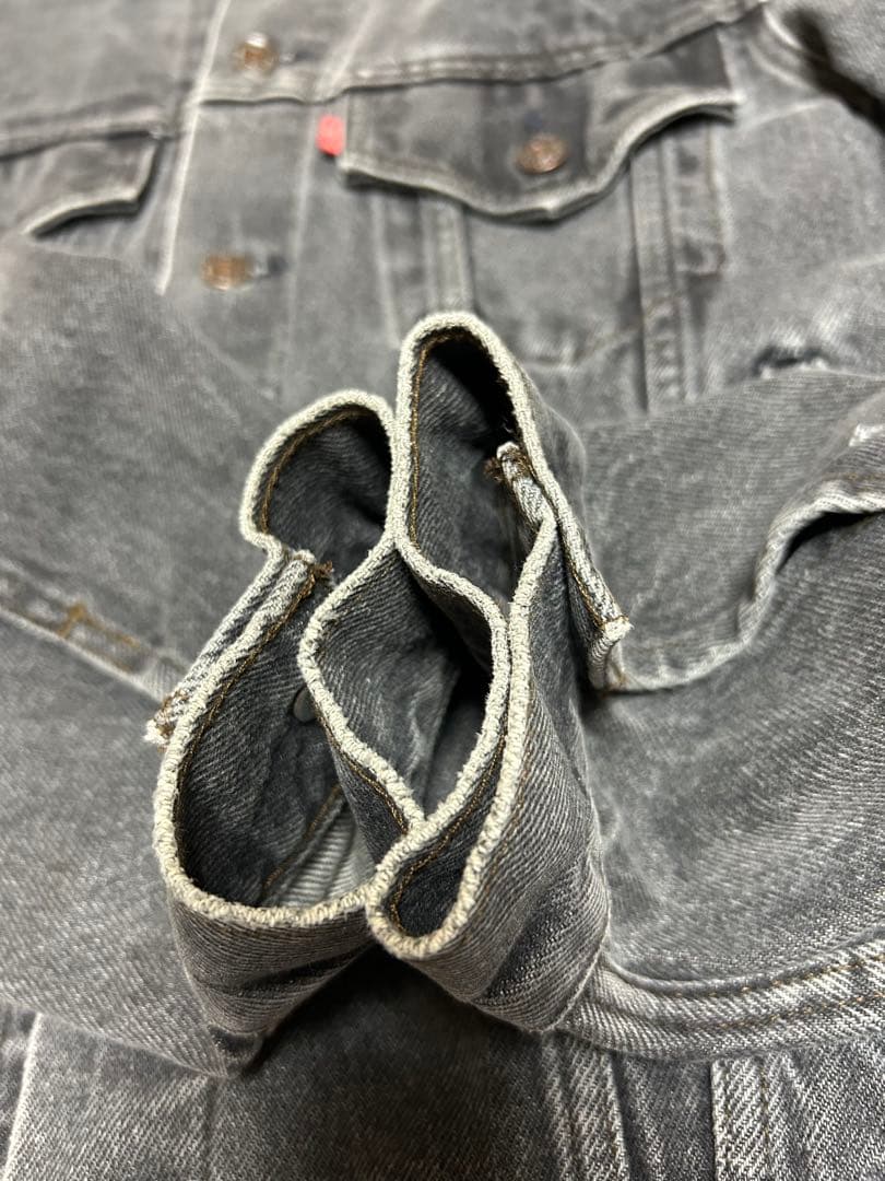 80s Levi’s 70506 0259 先染め　ブラック