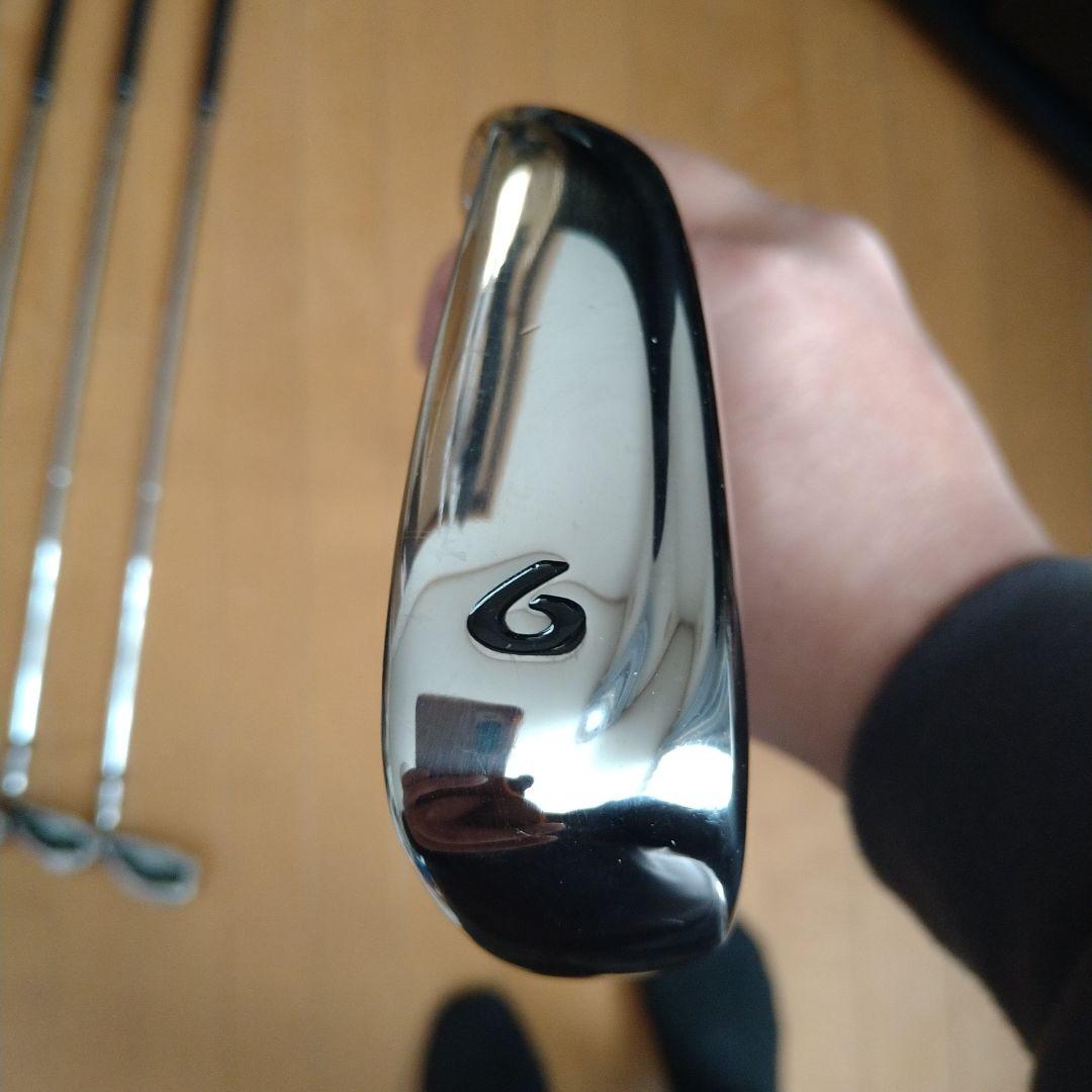 GOLF CUBE ゴルフバッグ+ クラブ１０本+新品ゴルフボール３ダース付