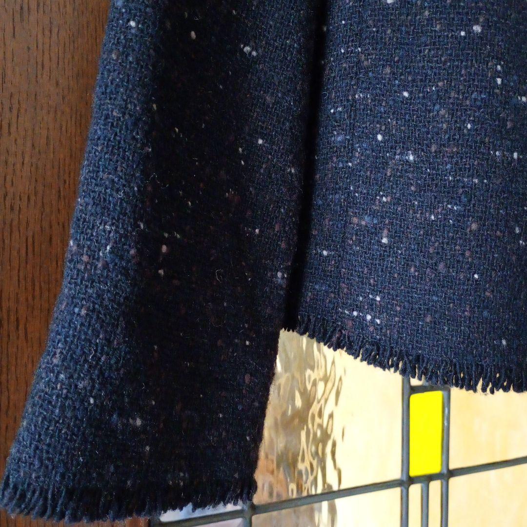 〘美品〙ヨーガンレール［ツイードジャケット ］フリル 身幅約51 ババグーリ