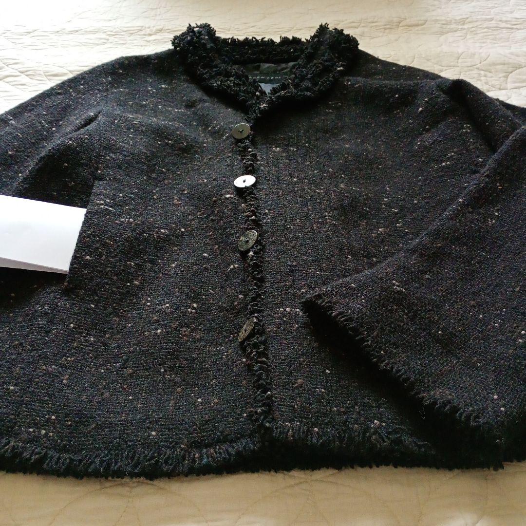〘美品〙ヨーガンレール［ツイードジャケット ］フリル 身幅約51 ババグーリ