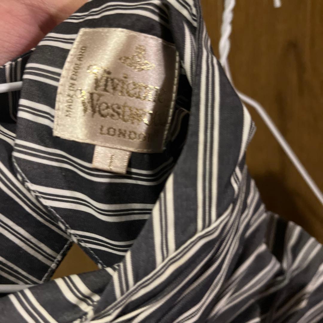 ヴィヴィアン　ストライプビスチェ リボン付き