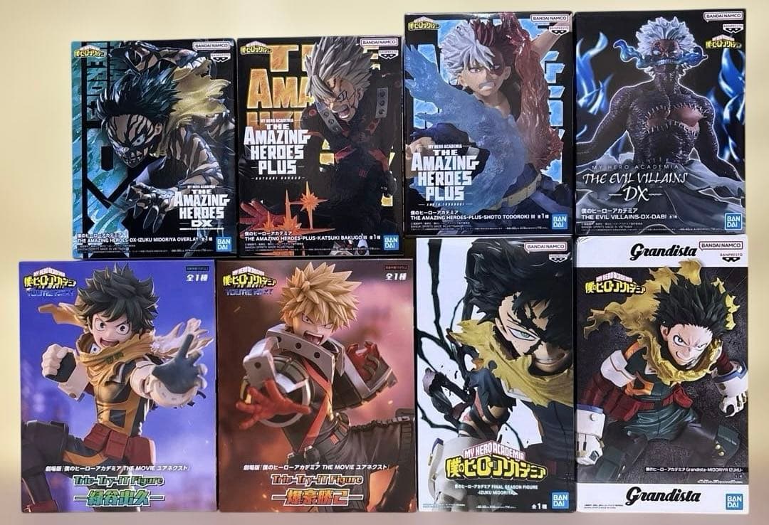 僕のヒーローアカデミア　フィギュア8点