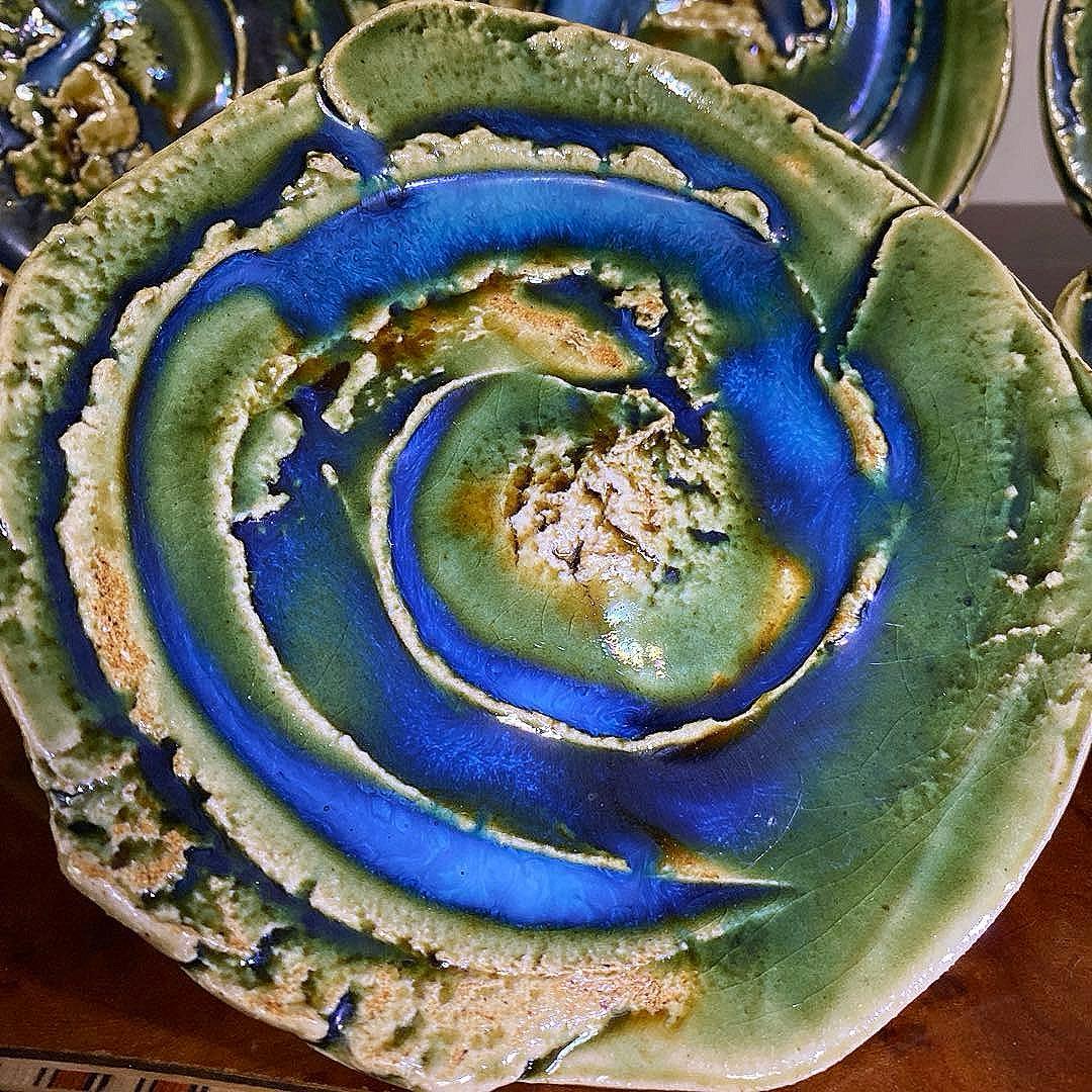 織部焼　山田正和？　皿　銘々皿　5枚