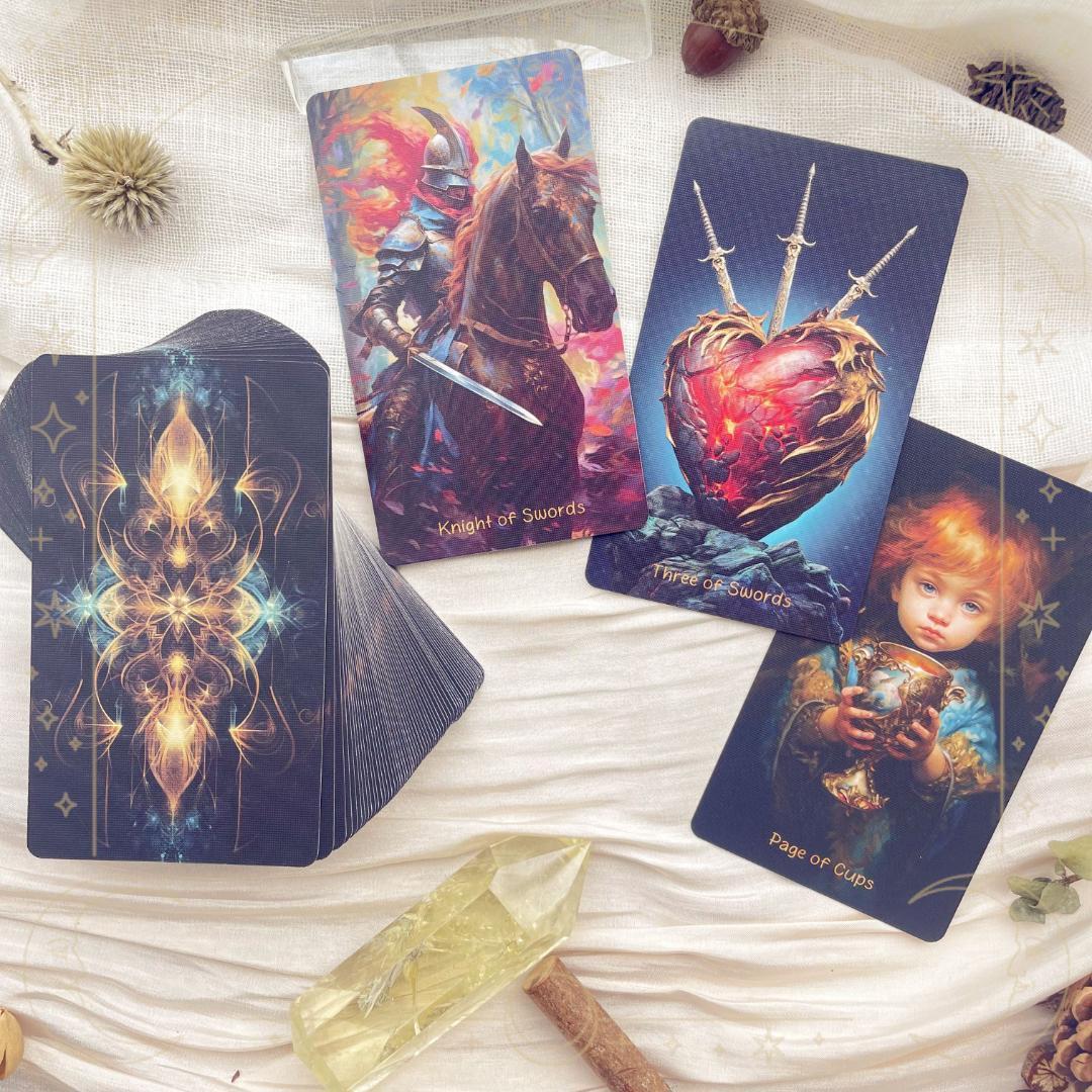【正規品タロットカード】新作✨入手困難な海外美麗デッキ✨光の王国のタロットカード