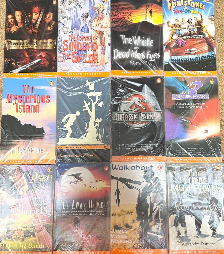 【裁断済】英語多読　Penguin Readers Level 2 77冊